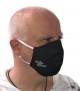 Waschbare Stoffmaske "Sommer Edition" schwarz mit malergipser-Logo